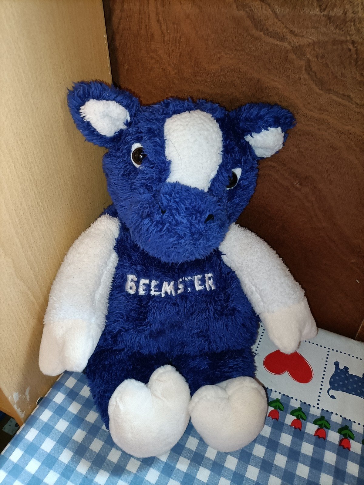 Beemster kaas koe rugtas rugzak 42 cm groot, Ophalen of Verzenden, Zo goed als nieuw