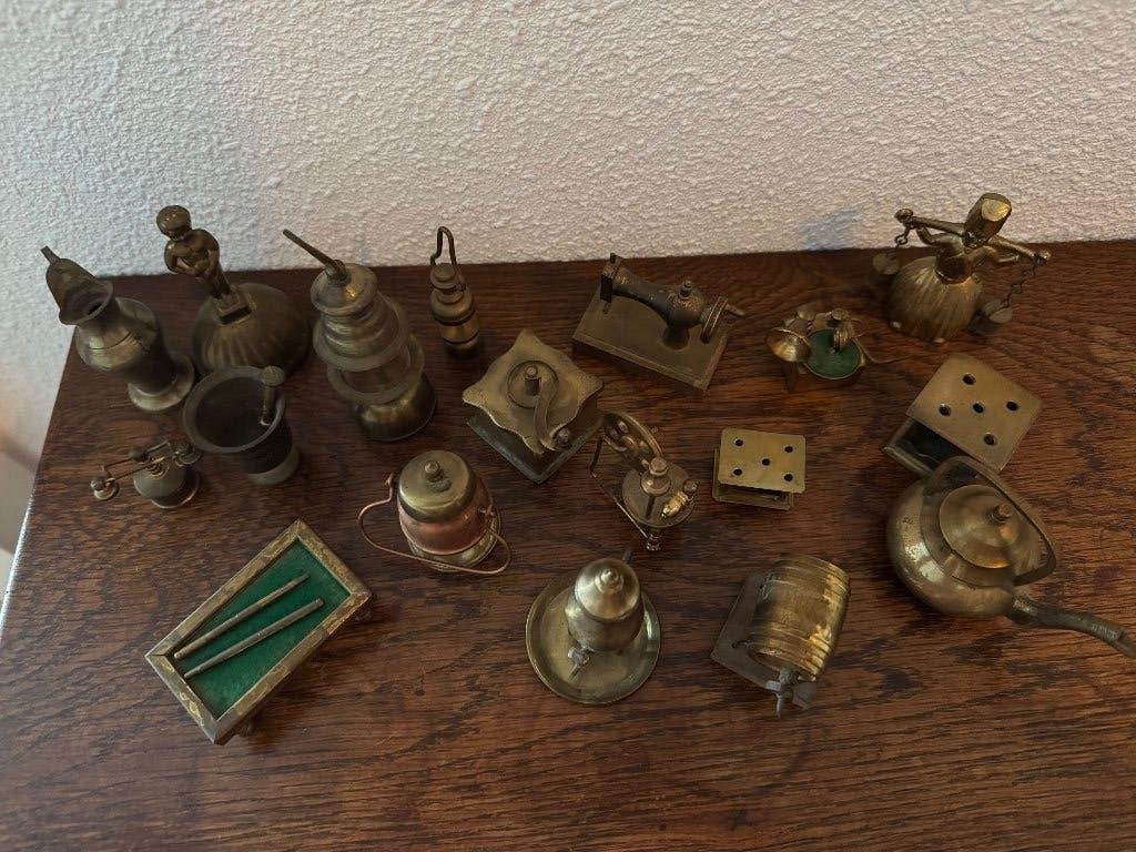 Letterbak figuren messing, Ophalen of Verzenden, Gebruikt, Overige typen