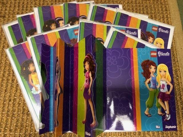 Lego Friends kaarten , 10 stuks , nieuw . in 1 koop voor pri, Ophalen of Verzenden, Nieuw, Lego