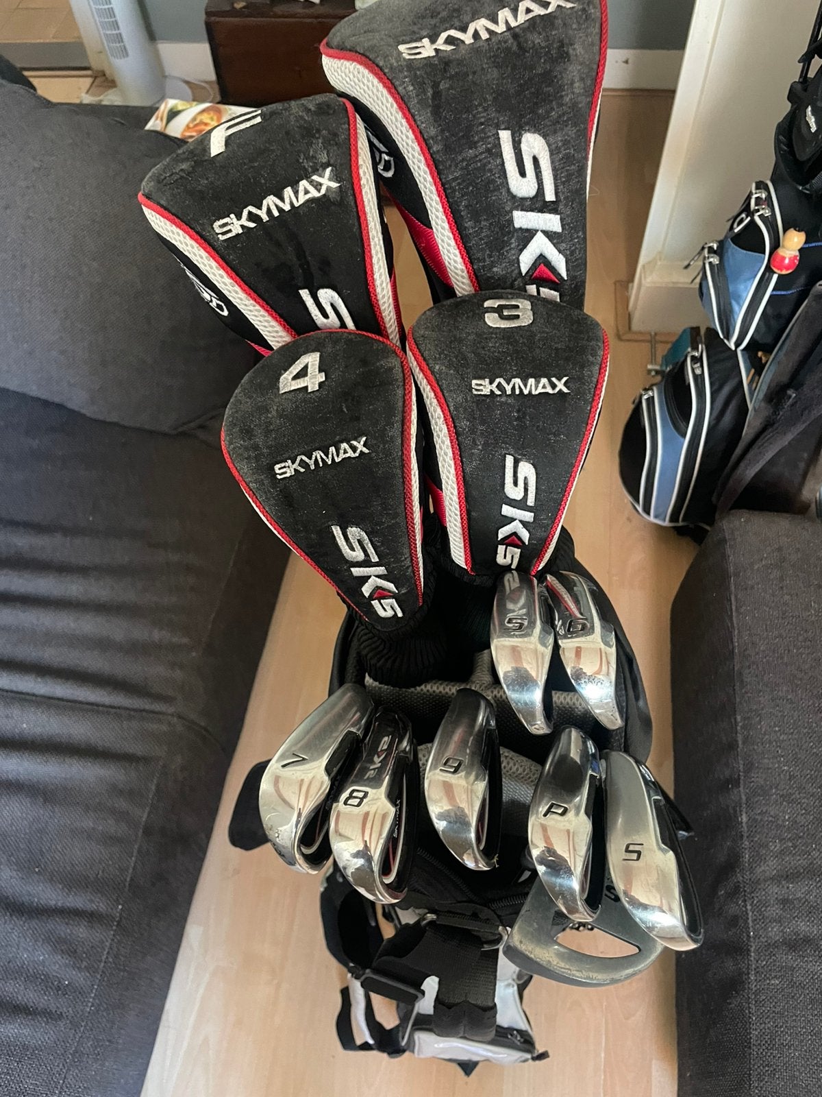 Zgan Skymax heren golfset met standbag, Ophalen of Verzenden, Zo goed als nieuw, Set
