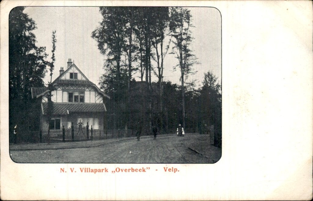 Velp - Villapark Overbeek - Villa, Ophalen of Verzenden, Voor 1920, Ongelopen, Gelderland