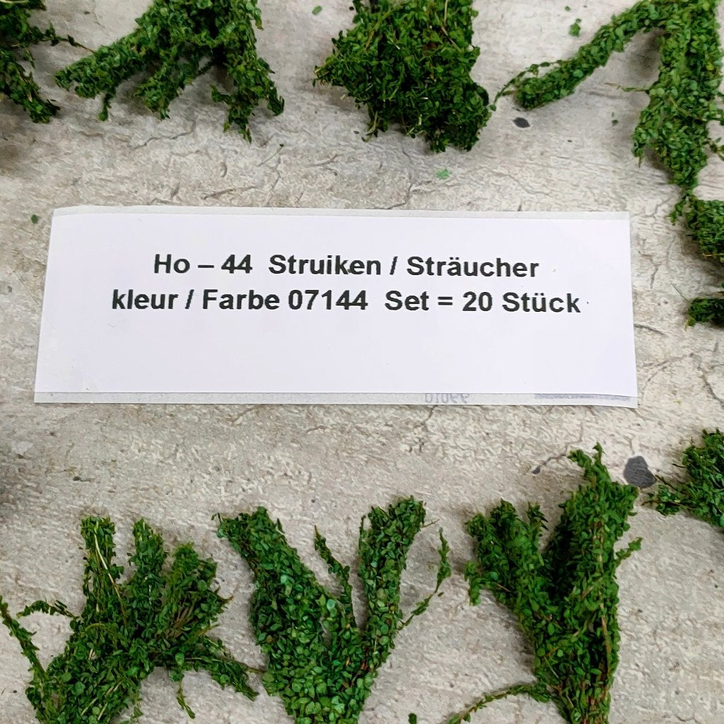 modeltrein Ho – 44 Struiken kleur 07144, Overige merken, Gelijkstroom, Natuur, Nieuw