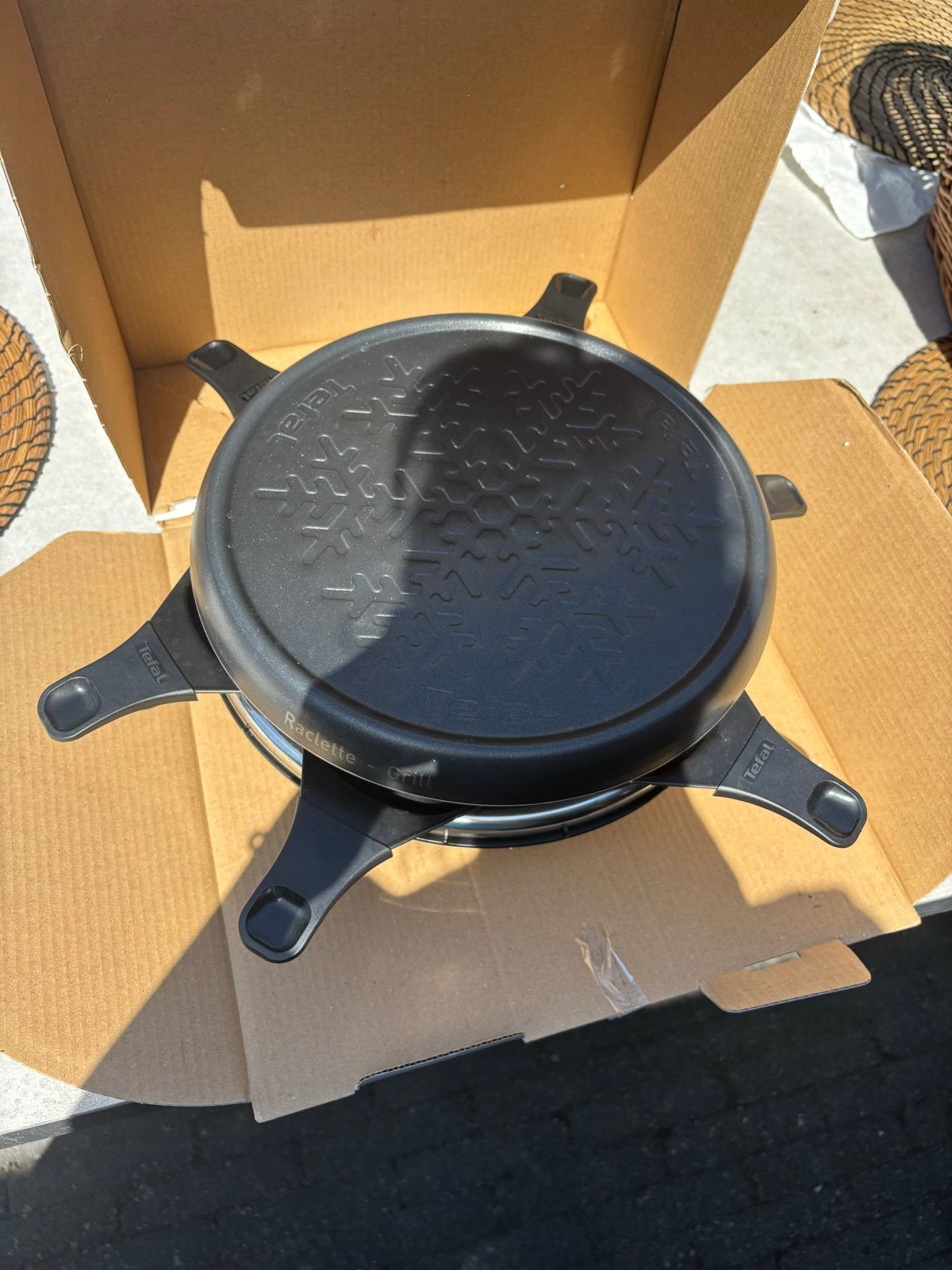 Tefal Raclette-grill - 1x gebruikt, met handleiding, Ophalen, Zo goed als nieuw
