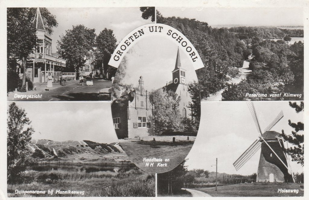Schoorl, Ophalen of Verzenden, 1940 tot 1960, Gelopen, Noord-Holland