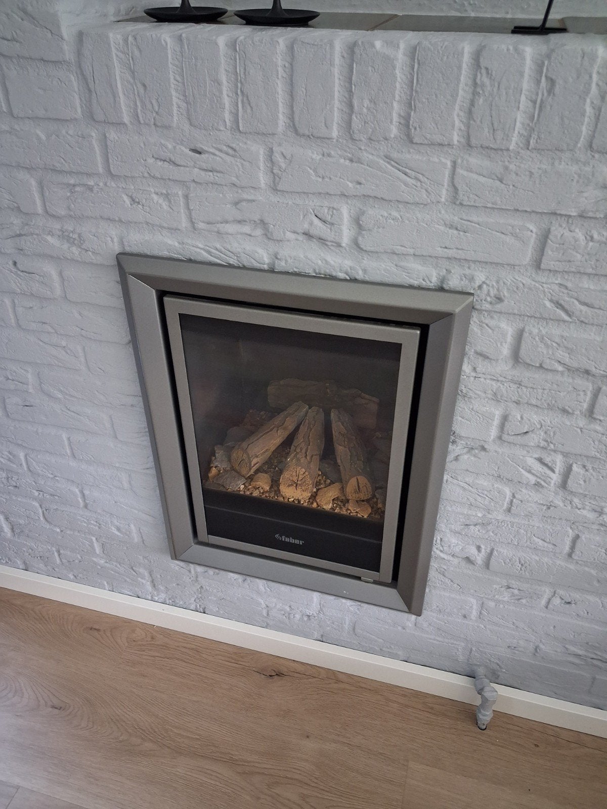 Faber inbouw gashaard, Huis en Inrichting, Ophalen, Gebruikt, Inbouwhaard, Gashaard