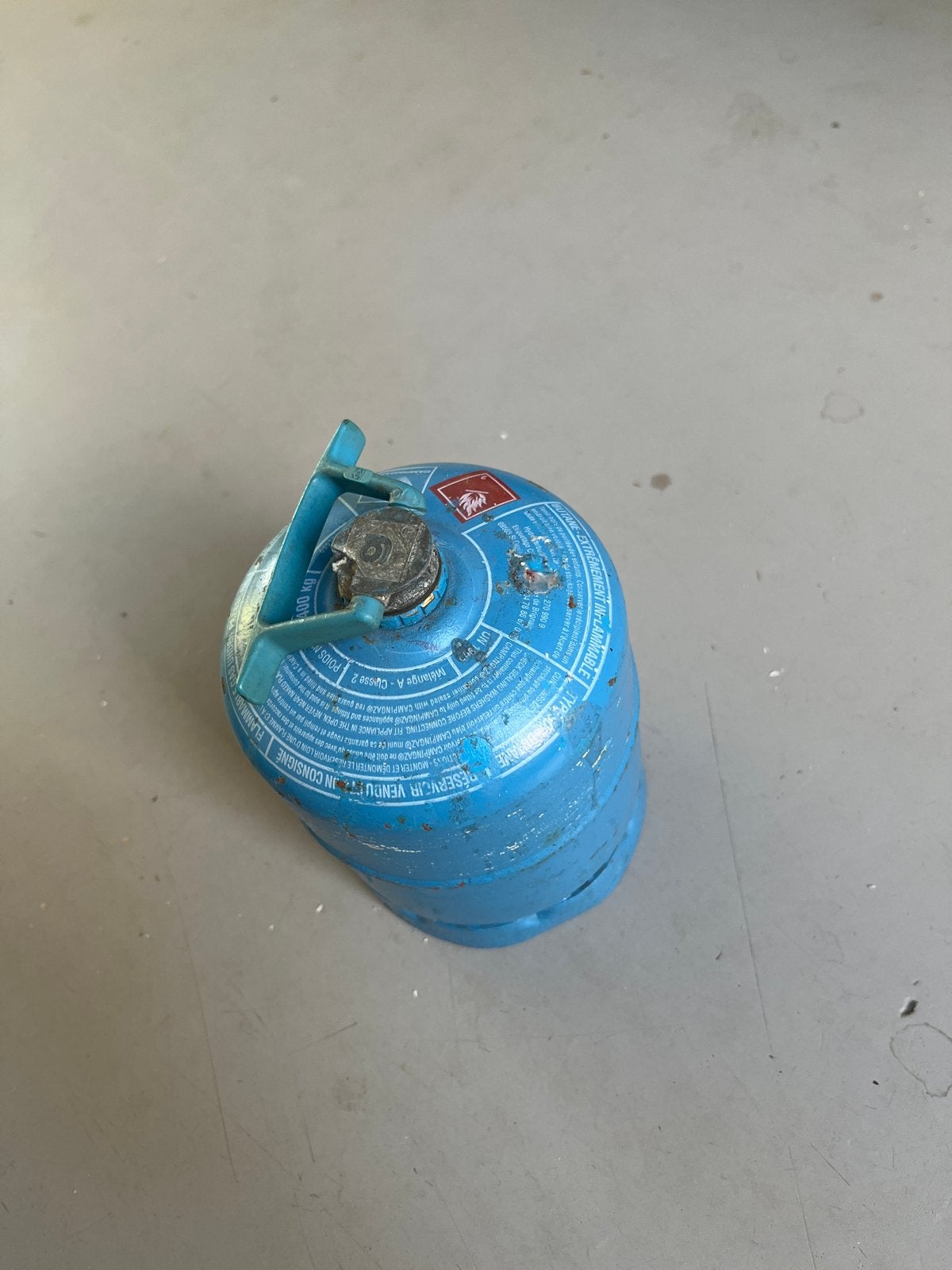 Campingaz 901 gasfles - Leeg, Ophalen, Gebruikt