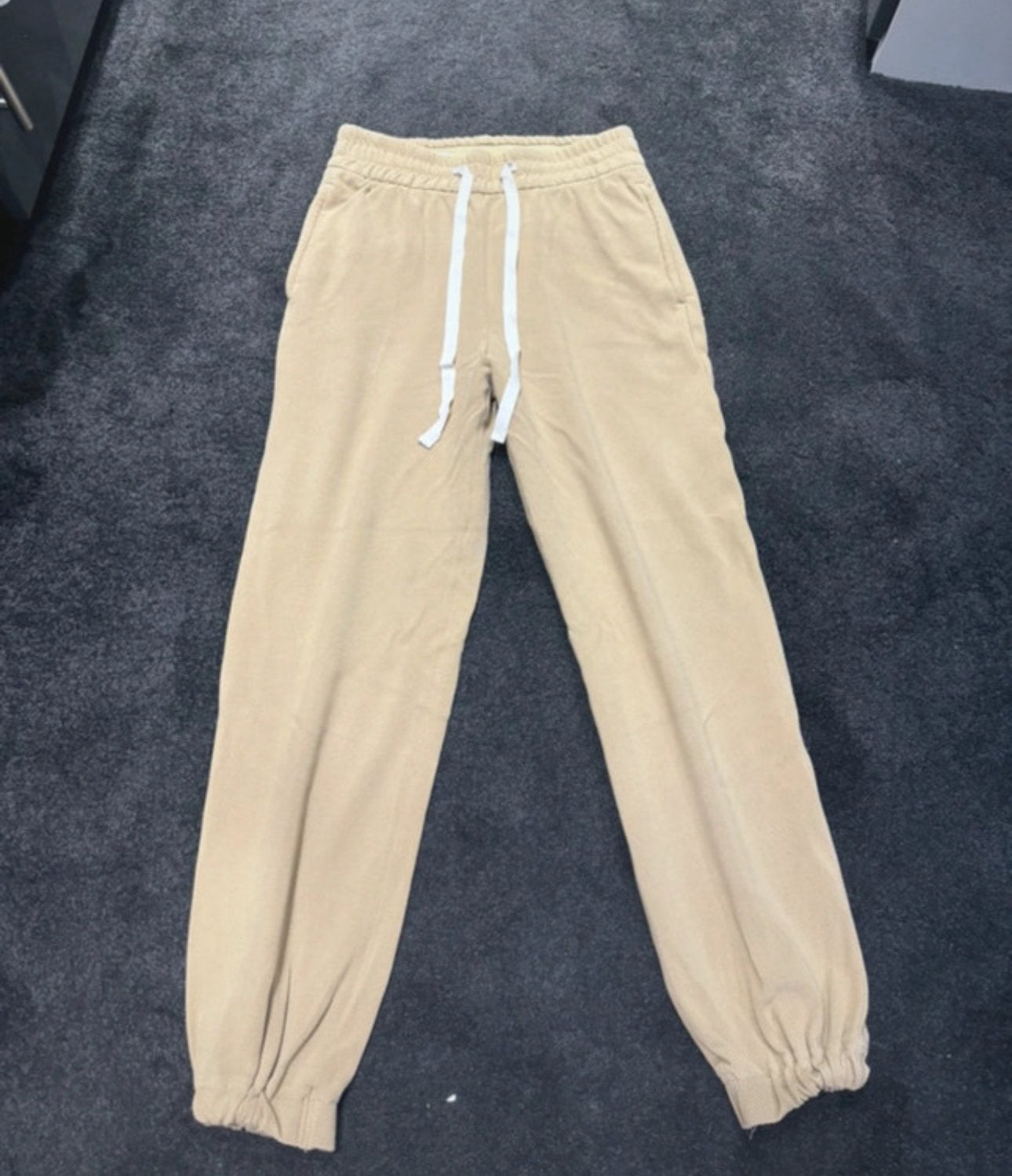 Vanilia Broek Relax Ribbed Warm Antique Maat 34/36, Ophalen, Beige, Zo goed als nieuw, Maat 36 (S)