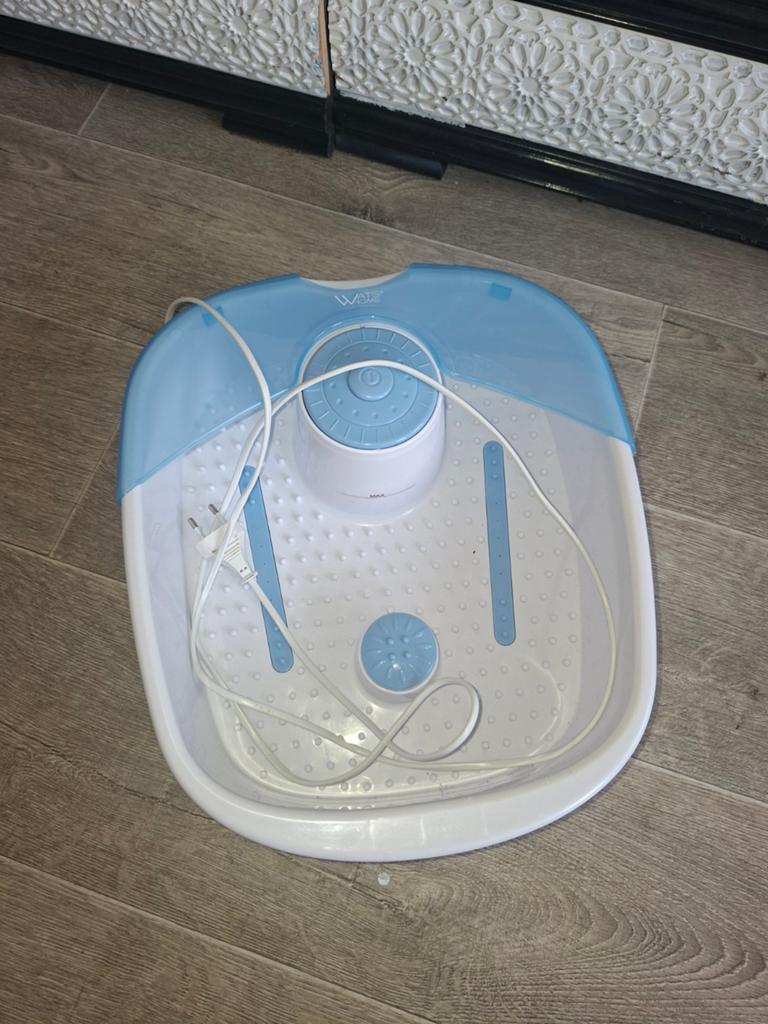 Voetbad, Ophalen, Apparaat