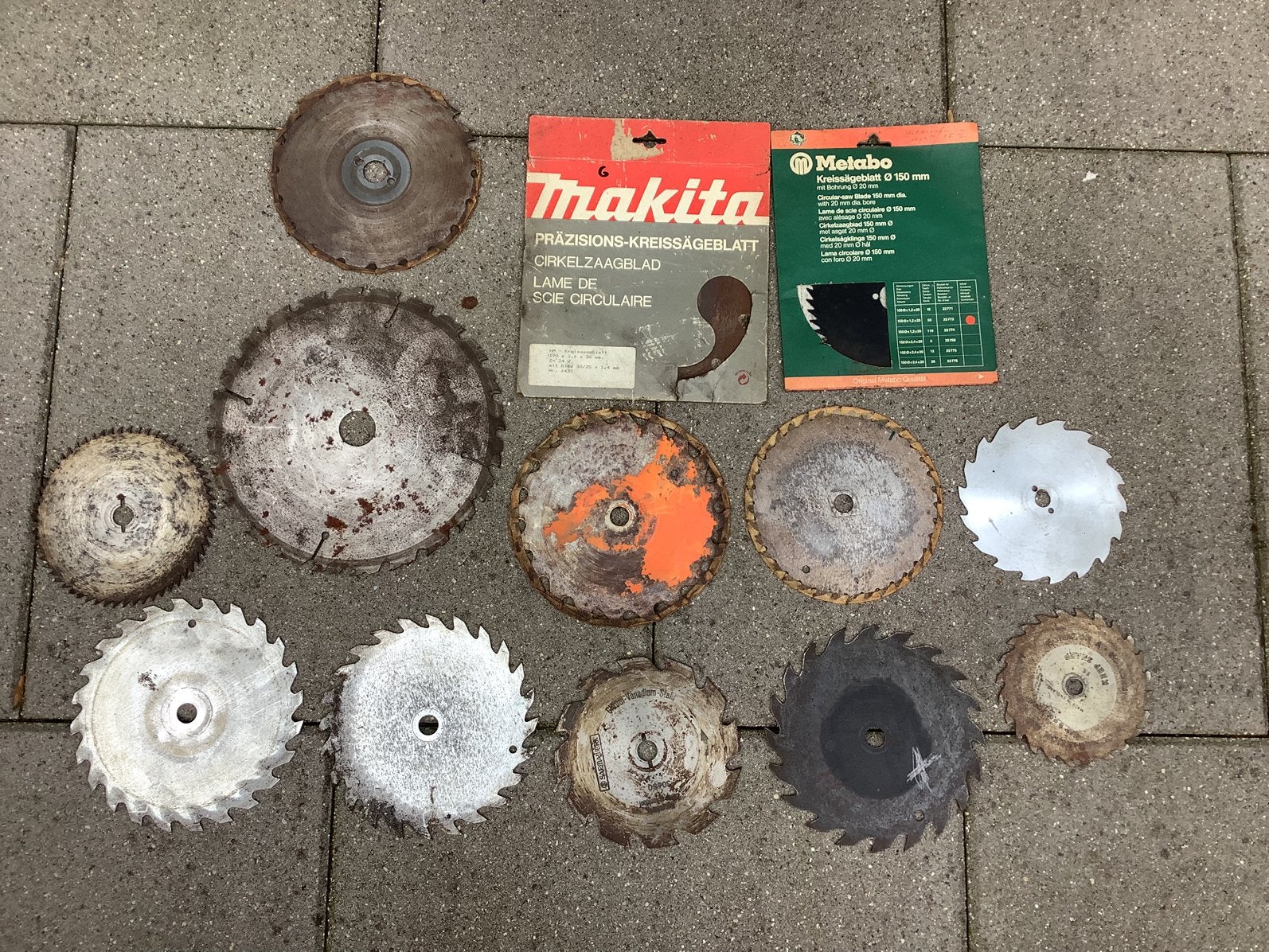 Diverse zaagbladen, Ophalen of Verzenden, Gebruikt, Zaag