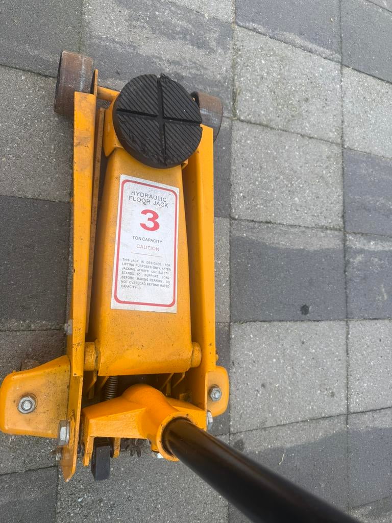 hydraulische krik, Auto diversen, Ophalen, Gebruikt, Hydraulisch, Garagekrik
