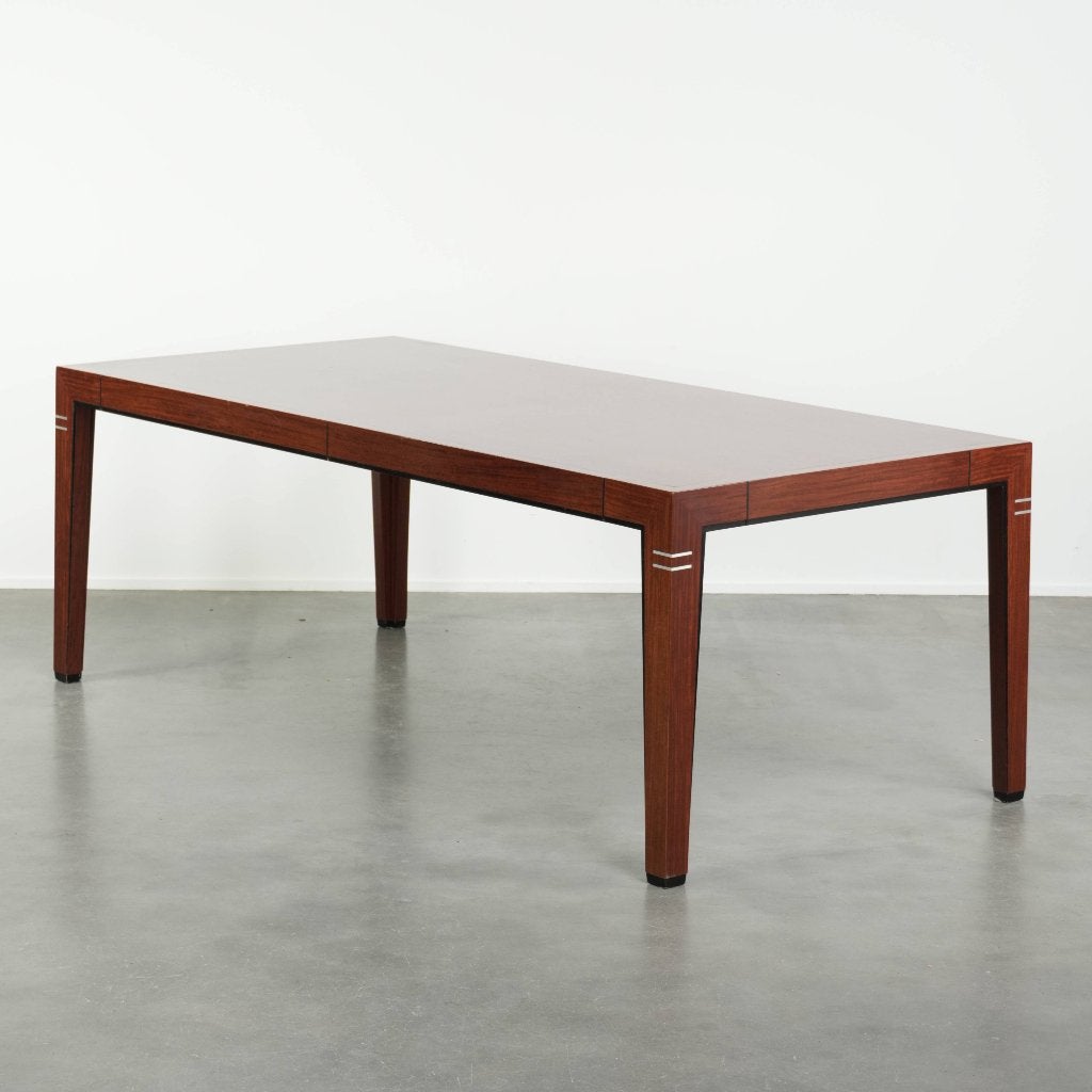 Ruime 6 persoons Art Deco design eettafel van Schuitema, Ophalen, Gebruikt, Art deco, .