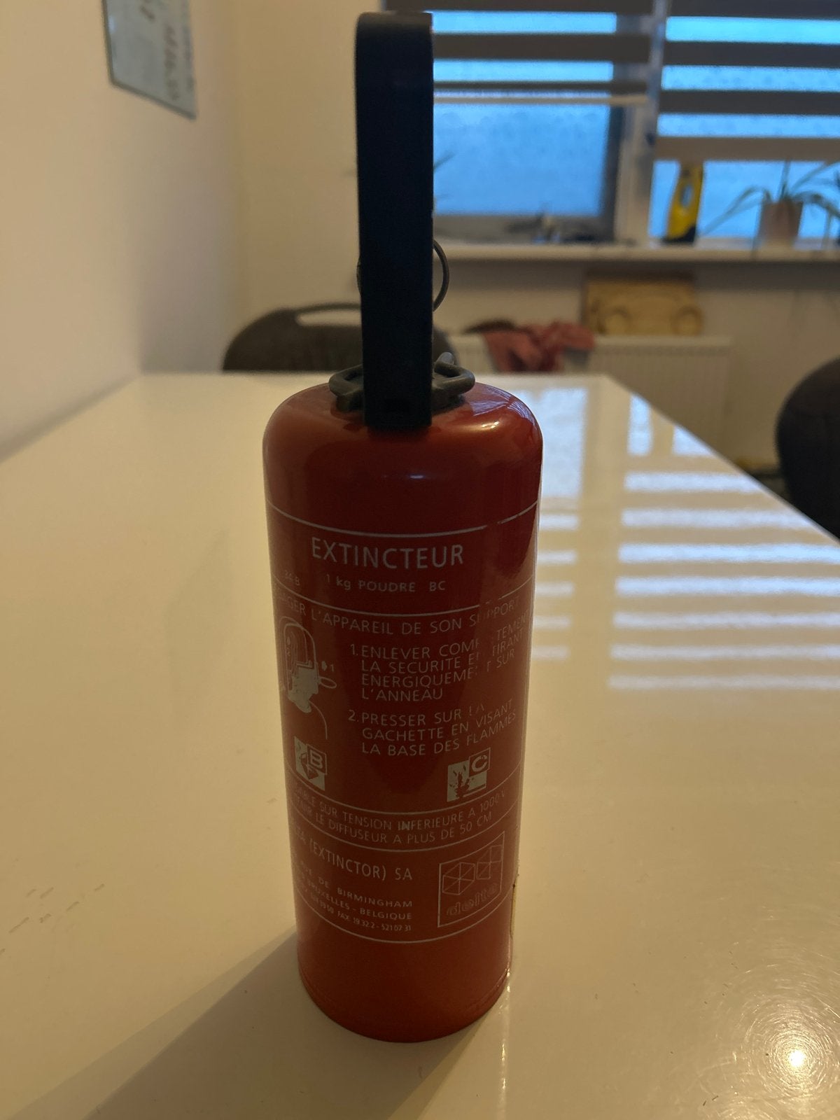 Nieuwe Brandblusser 1 kg Poeder BC, Ophalen of Verzenden, Nieuw, Brandblusser