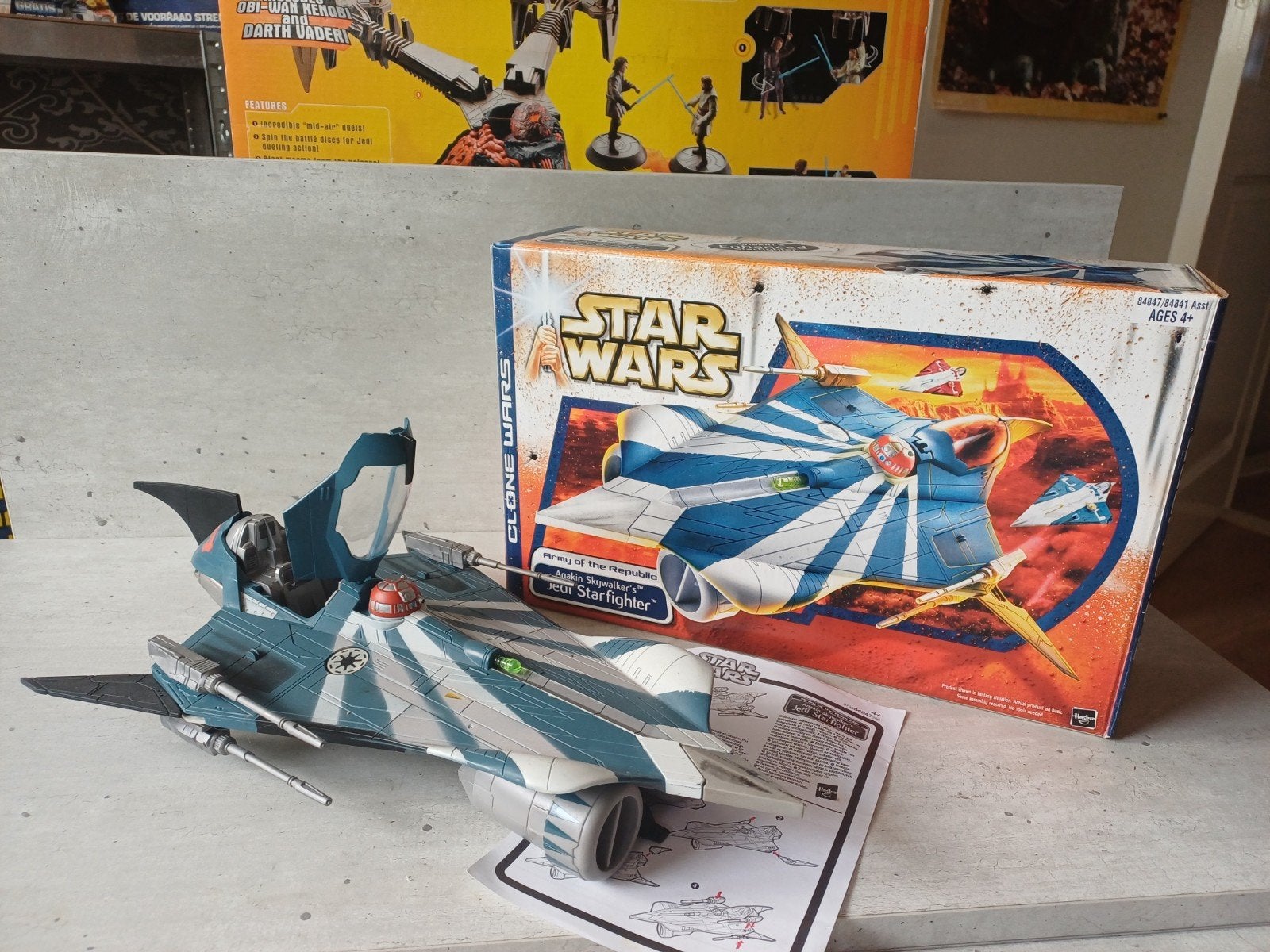Star Wars clonewars Anakin's jedi starfighter, Ophalen of Verzenden, Actiefiguurtje