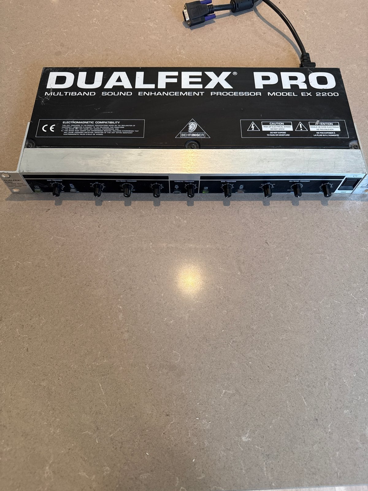 Behringer DUALFEX PRO EX 2200 Multiband Sound Enhancer, Ophalen of Verzenden, Gebruikt, Overige typen
