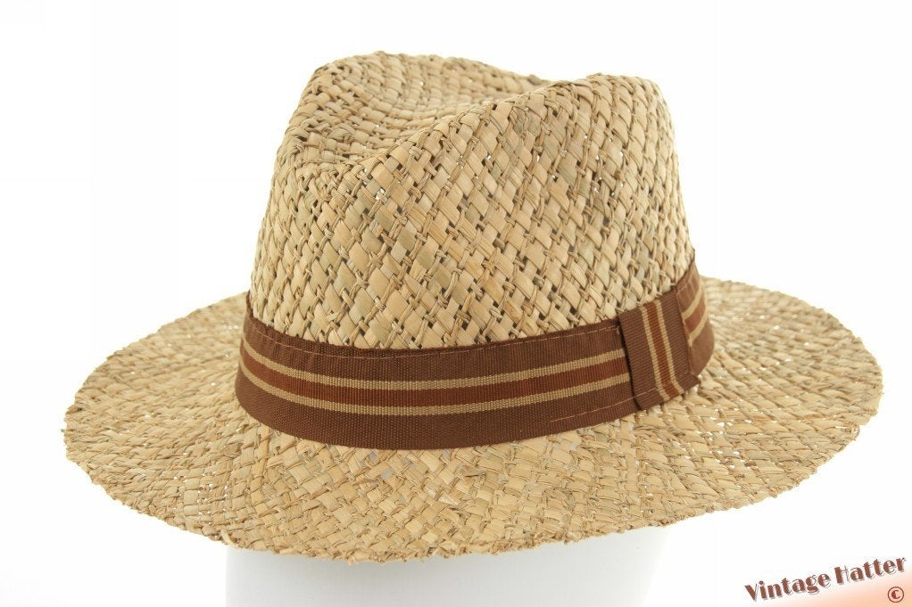 Luchtige zomer gleufhoed Fiebig Original beige stro 55 Nieuw, Hoed, Nieuw, Ophalen of Verzenden, 57 cm (M, 7⅛ inch) of minder