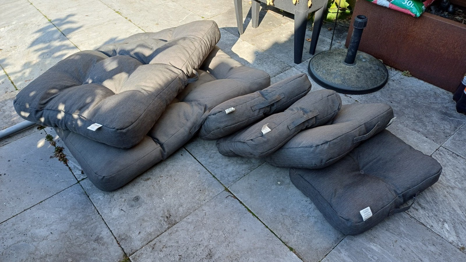 Comfortabele tuinkussens - Set van 6, Tuin en Terras, Ophalen, Gebruikt