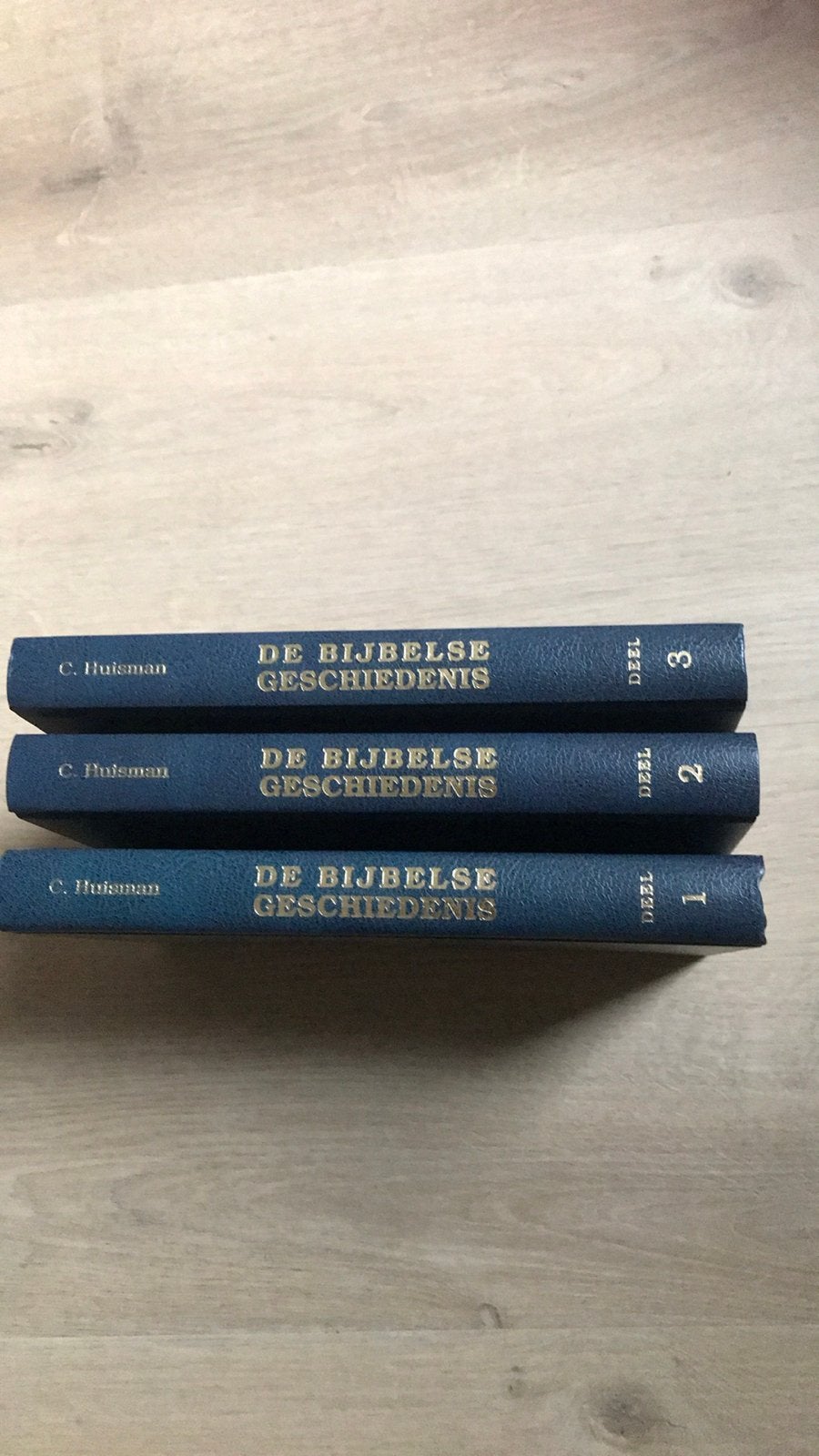De Bijbelse Geschiedenis - C. Huisman (Deel 1, 2, 3), Antiek en Kunst, Ophalen of Verzenden