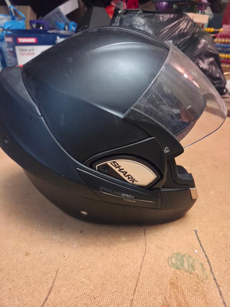 Shark Evoline Series 3 Systeemhelm Maat M - Gebruikt, Motoren, M, Systeemhelm, Heren, Shark