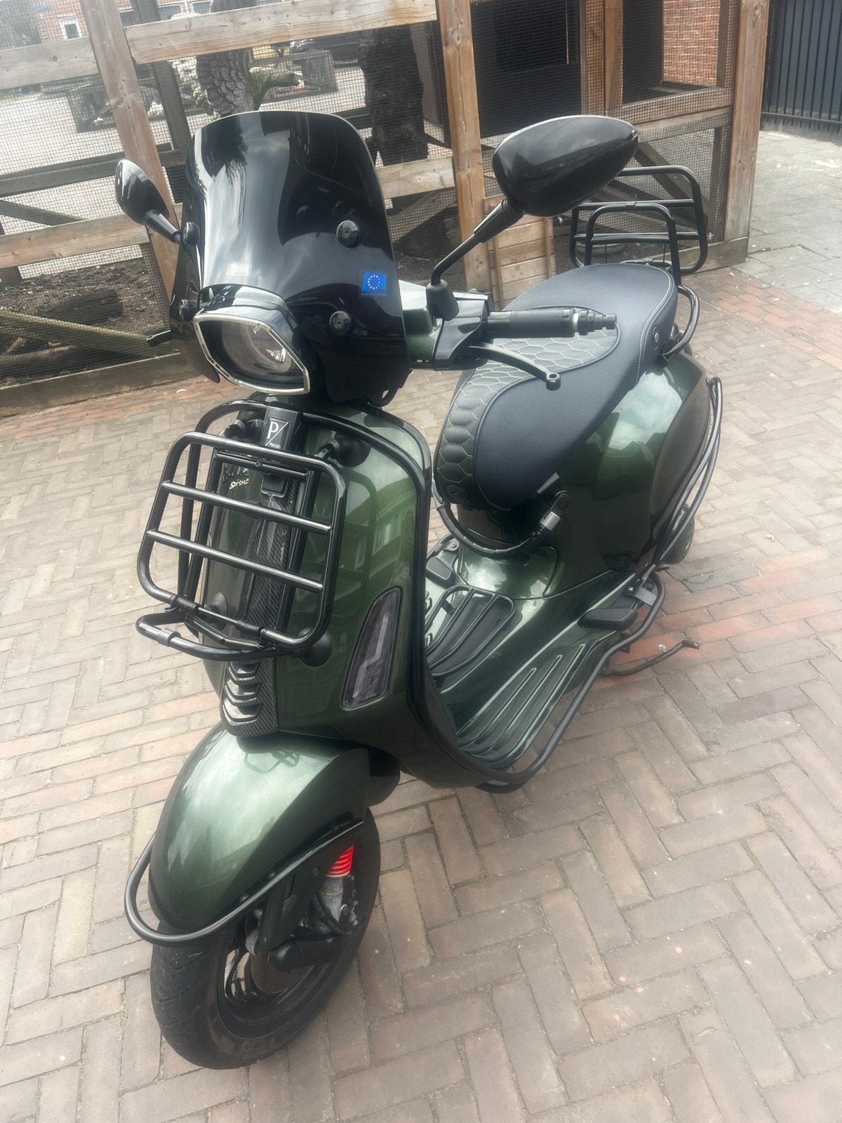 Vespa sprint cobra green full 2024, Ophalen, Overige modellen, Maximaal 45 km/u, Zo goed als nieuw