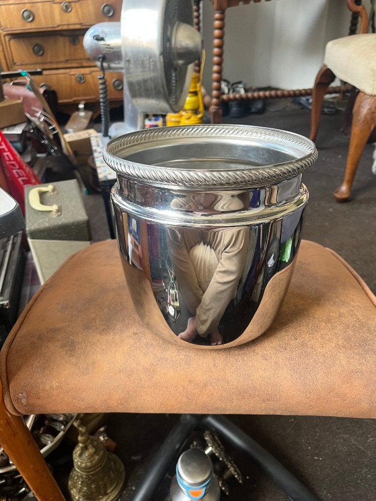 ALESSI CHAMPAGNE KOELER VINTAGE, Gebruikt, Ophalen of Verzenden, Minder dan 5 flessen, Metaal