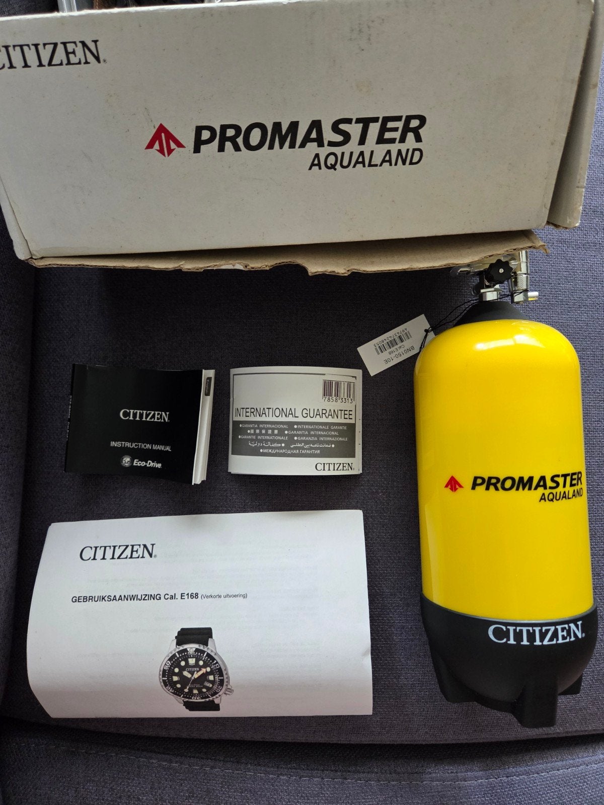 Citizen Promaster Marine Eco-Drive BN0150-10E - Complete Set, Ophalen of Verzenden, Nieuw, Staal, Overige merken