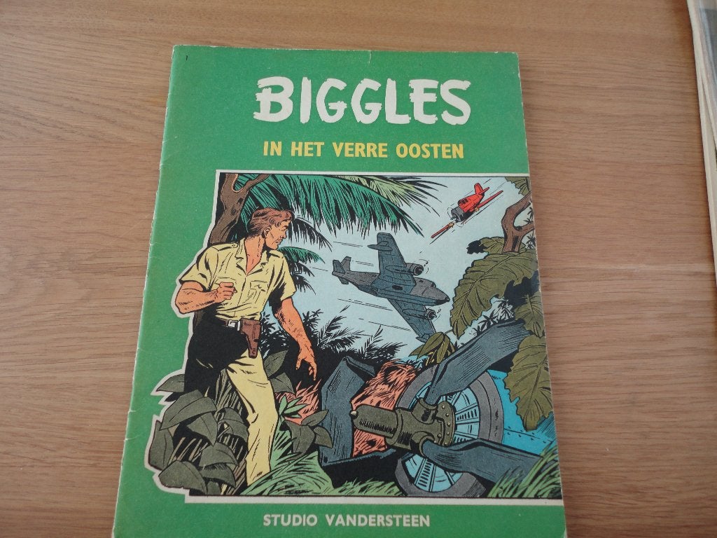 Twee delen Biggles, Meerdere stripboeken, Ophalen of Verzenden, Zo goed als nieuw, Studio Vandersteen