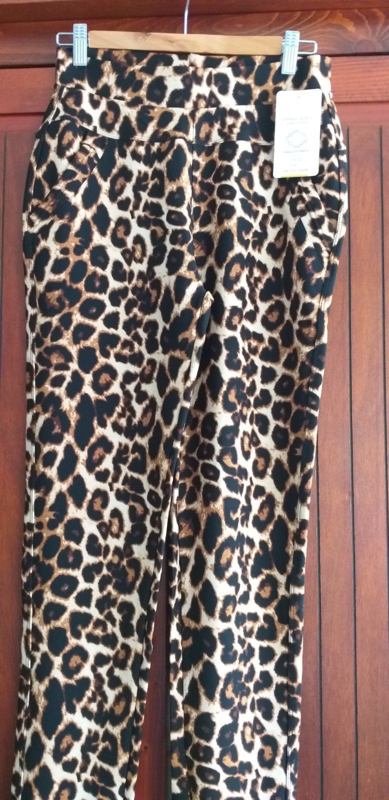 Nieuwe stretch dames broek maat L Xl, Bruin, Maat 42/44 (L), Nieuw, Ophalen of Verzenden