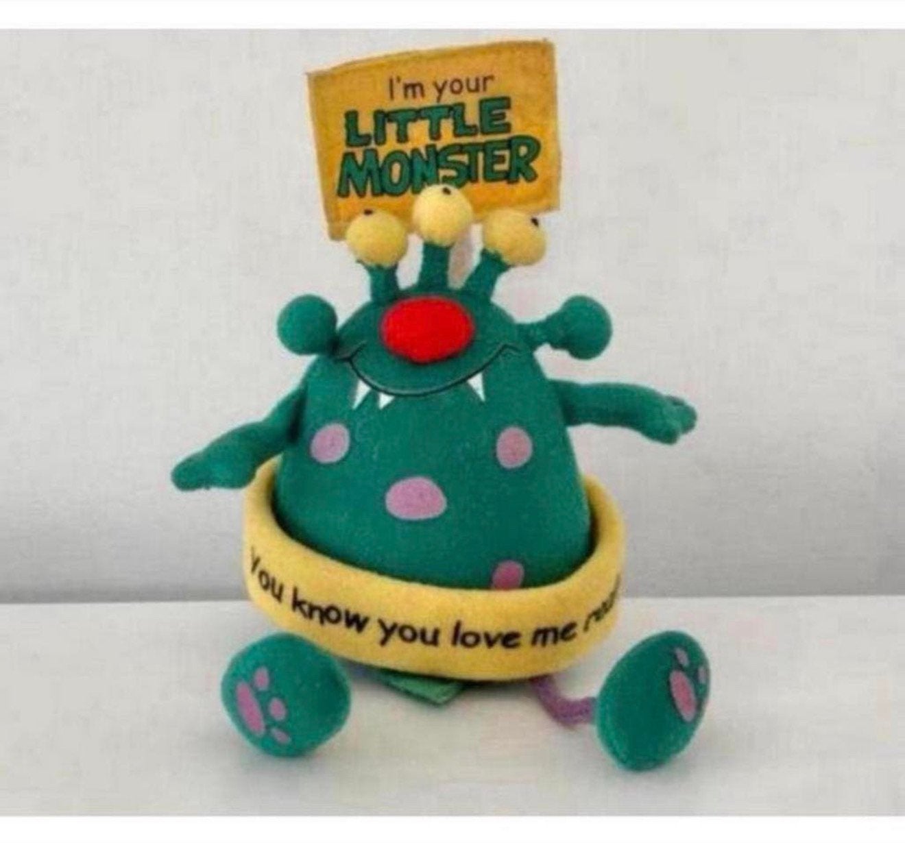 Vintage Xpressions Im Your Little Monster knuffel 1980 plush, B, Ophalen of Verzenden, Zo goed als nieuw, H