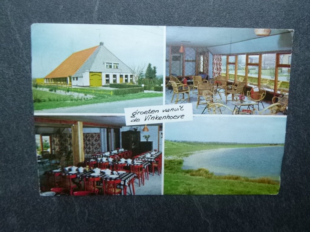 Noordwolde, Vinkega de Vinkenhoeve/interieur 1974, Verzenden, 1960 tot 1980, Gelopen, Noord-Brabant