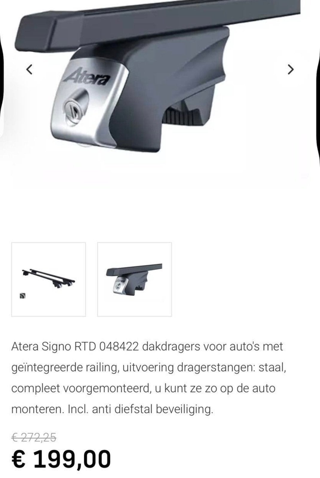 Atera dakdragers, Auto diversen, Dakdragers, Ophalen, Zo goed als nieuw