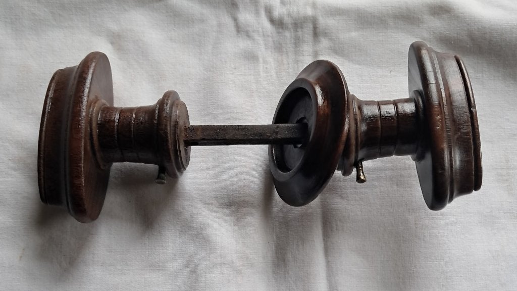 Houten deur knop, Ophalen of Verzenden