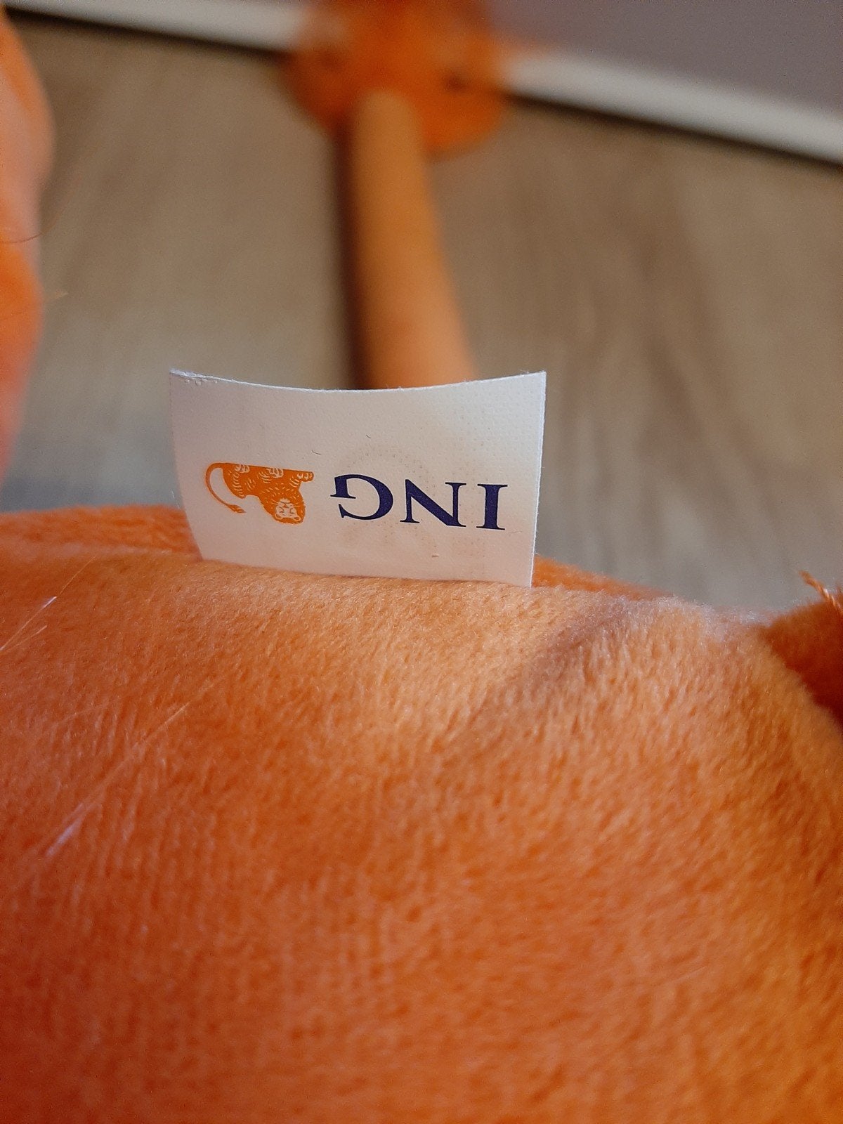 ING leeuw spaarpot knuffel 25 cm, Verzamelen, Spaarpotten, Ophalen of Verzenden
