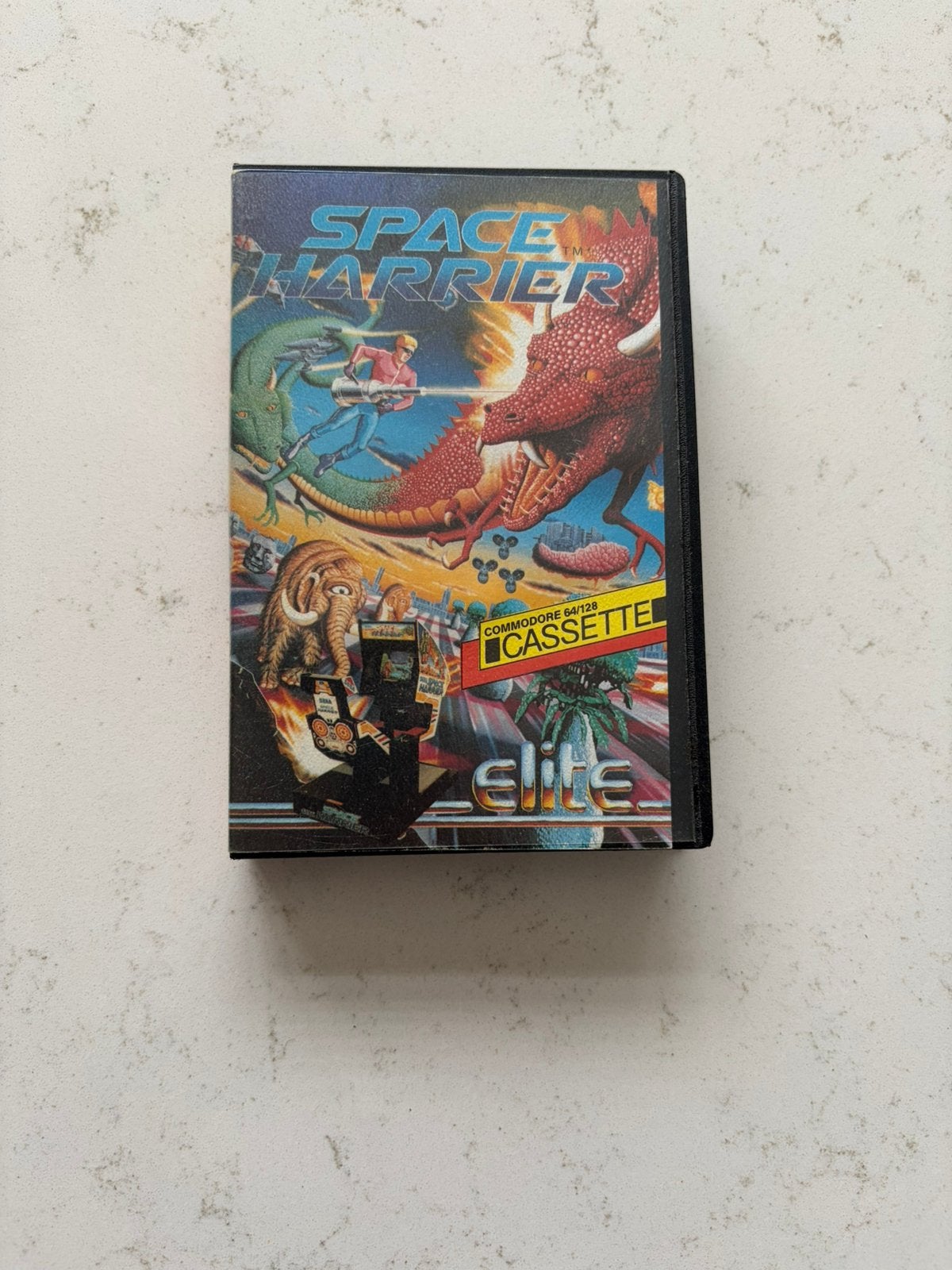 Space Harrier game voor Commodore 64/128, Computers en Software, Ophalen of Verzenden