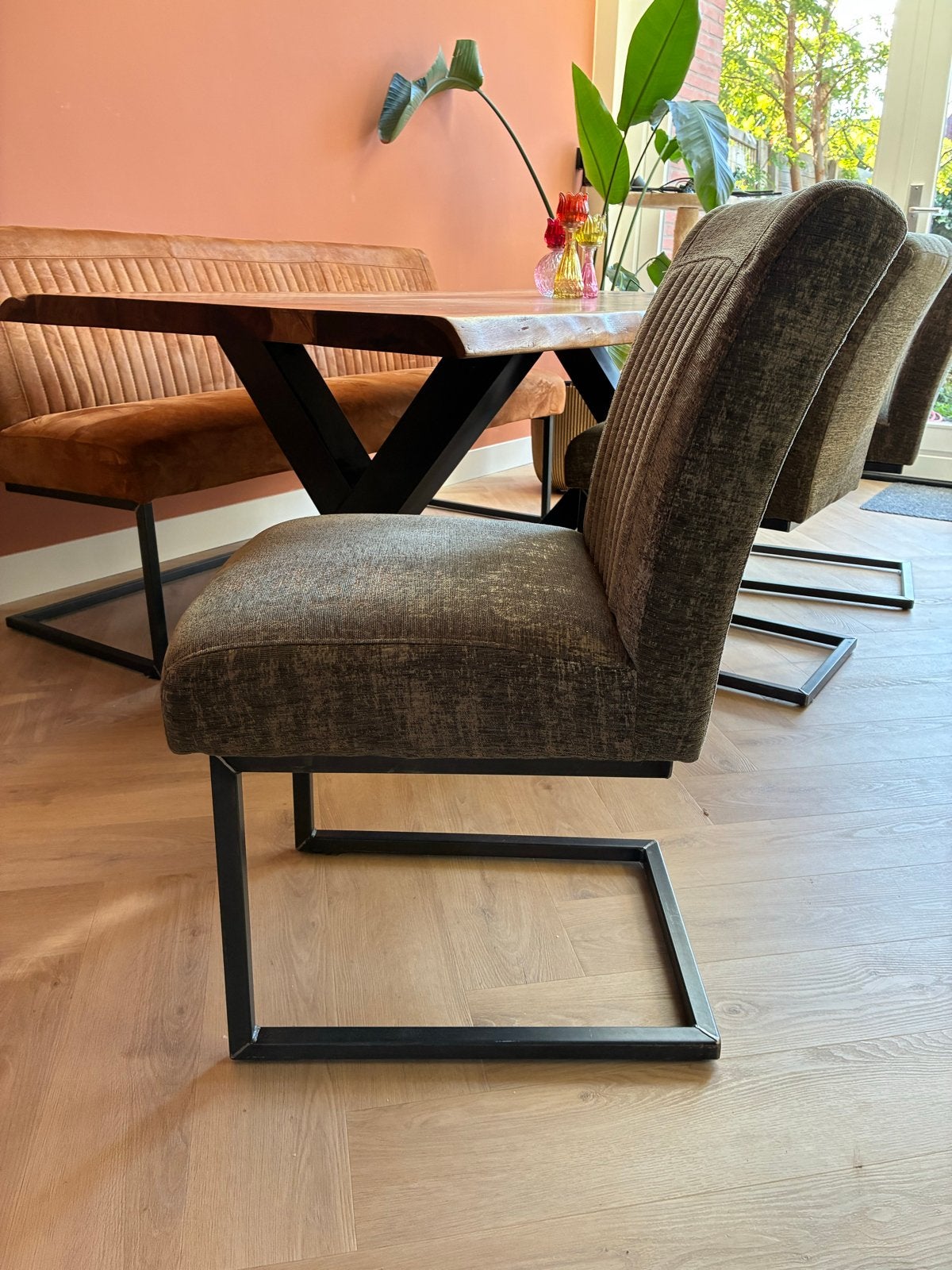 3 Eettafelstoelen - Comfortabel en Stijlvol, Huis en Inrichting, Ophalen, Gebruikt, Overige kleuren, Drie