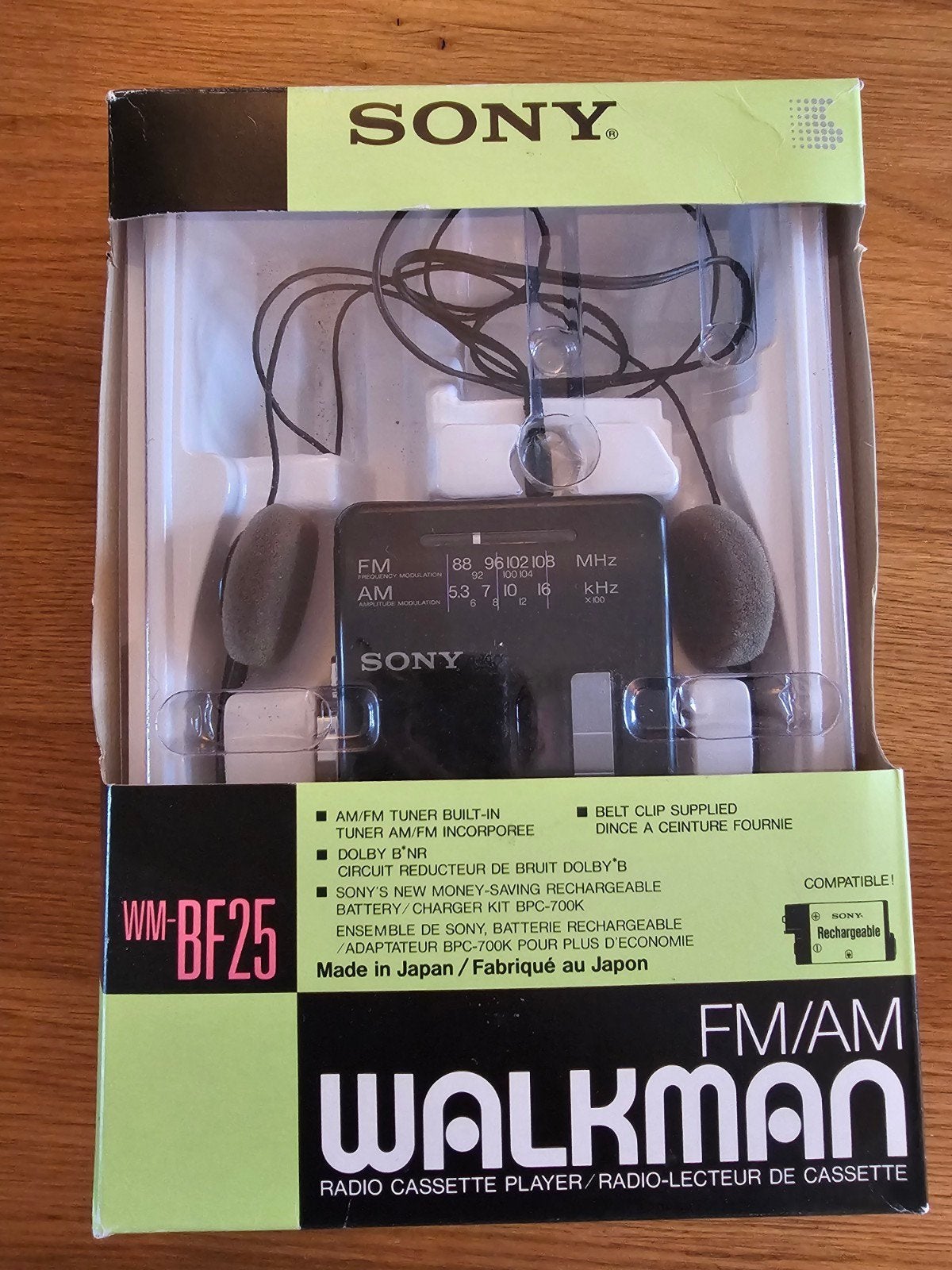 Sony WM-BF25 Walkman met FM/AM radio, Ophalen of Verzenden, Walkman