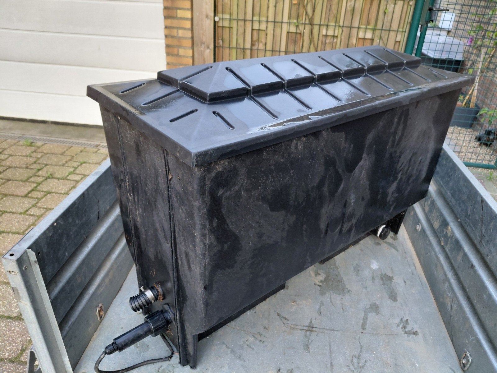 Vijverfilter met 3 bakken (UV lamp defect), Ophalen, Gebruikt, Vijverfilter