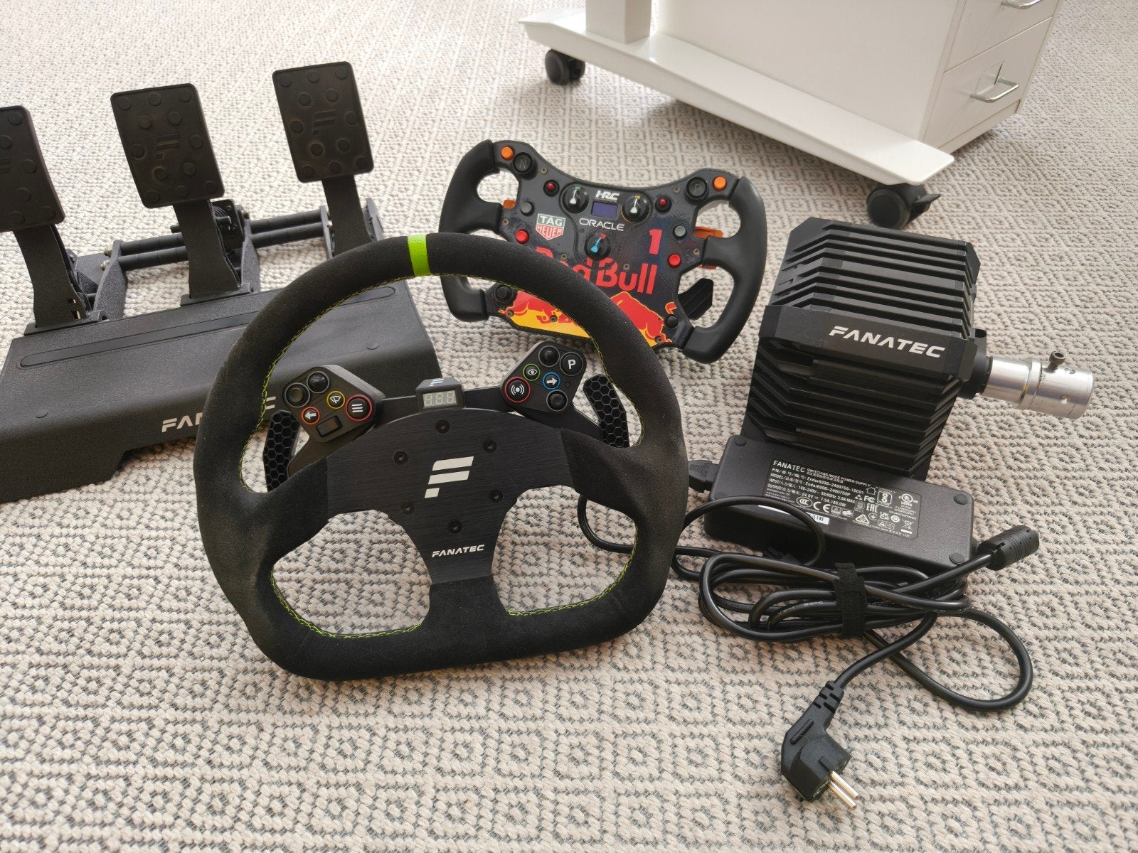 Fanatec CSL DD 8nm met 2 sturen en V2 pedalen, Racestuur, Gebruikt, Ophalen of Verzenden, Direct drive