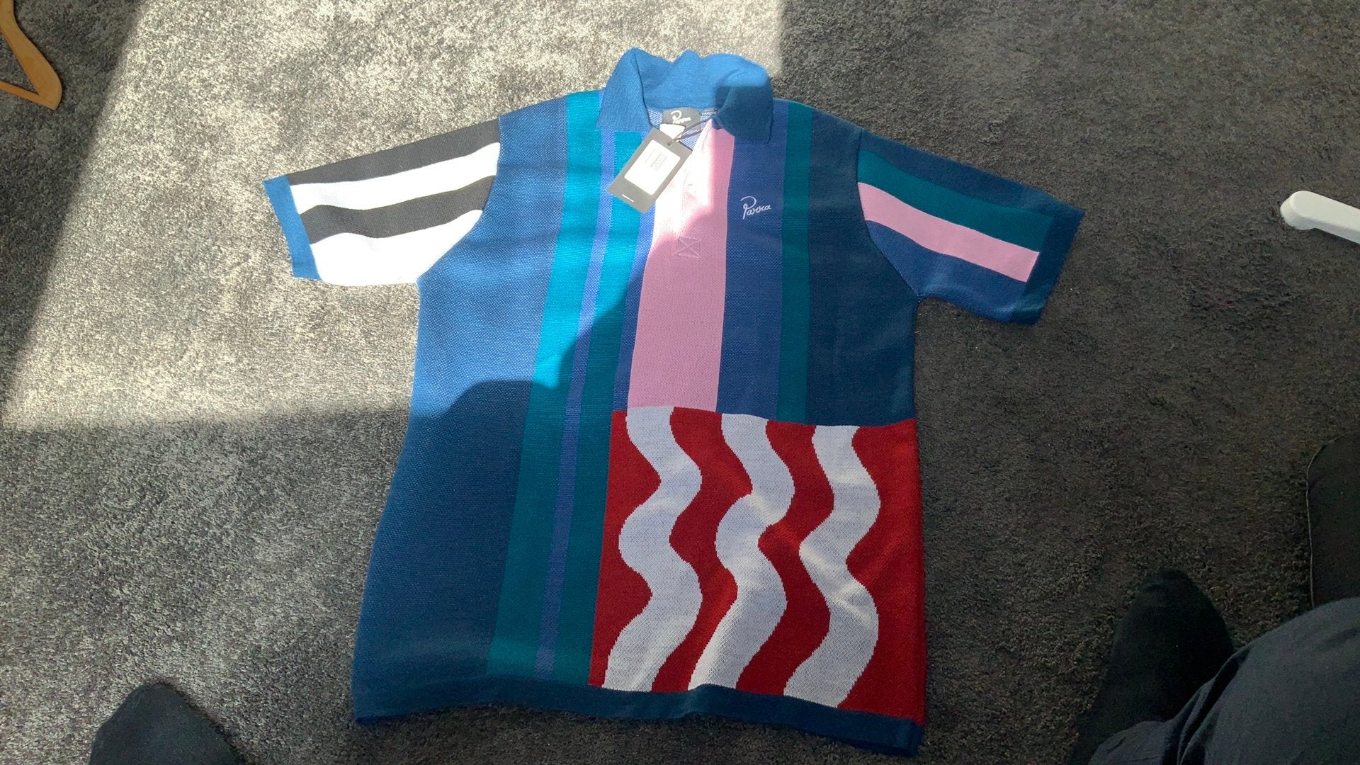 Parra Gebreide Polo Shirt - Nieuw met labels, Kleding | Heren, Ophalen of Verzenden, Nieuw, Maat 52/54 (L), Overige kleuren