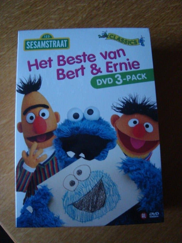 Het beste van bert en ernie dvd 3 pack nieuw, Alle leeftijden, Ophalen of Verzenden, Nieuw in verpakking