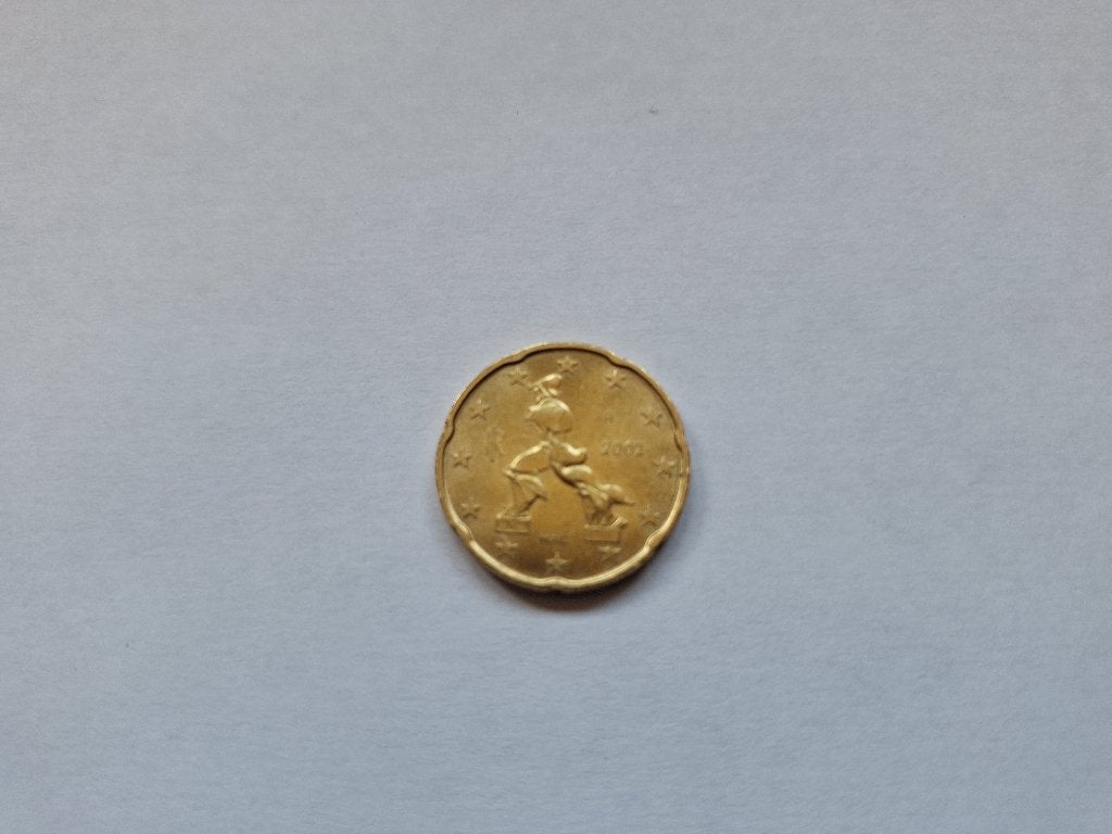 Munt 20 euro cent Italie, Ophalen of Verzenden, Italië, 20 cent, Losse munt