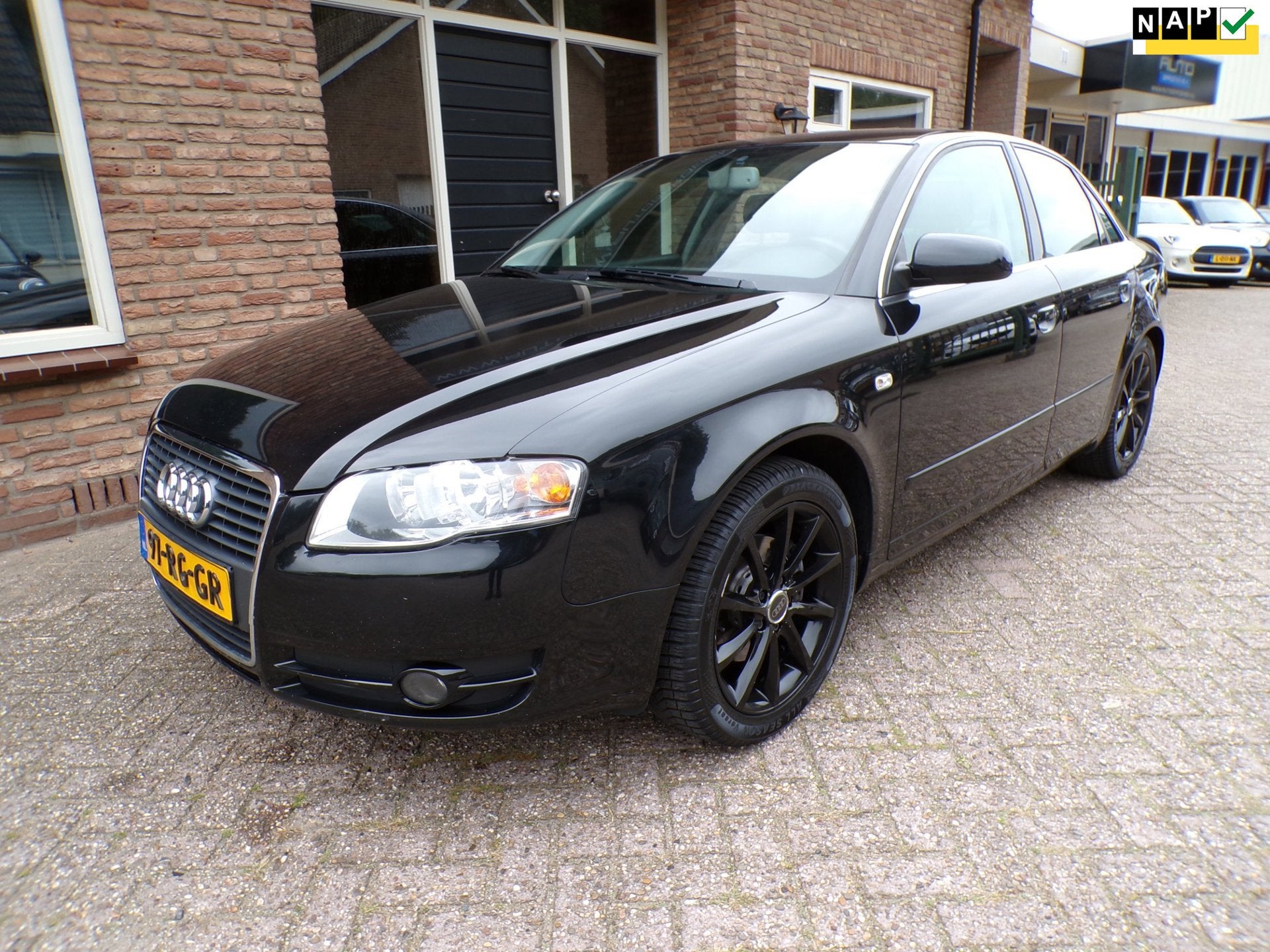 Audi A4 Limousine 2.0 Pro Line, Auto's, Stof, Gebruikt, Zwart, 4 cilinders