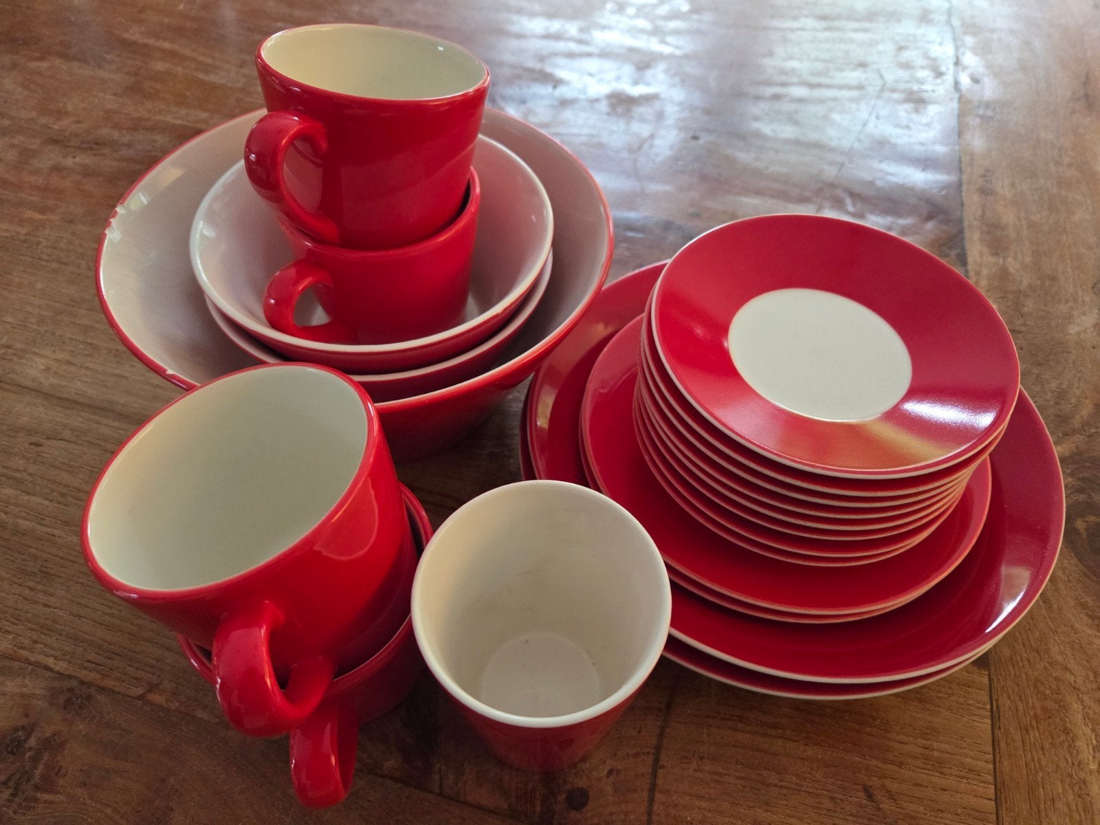 Hema servies Premier rood, Ophalen, Hema, Gebruikt, Overige typen