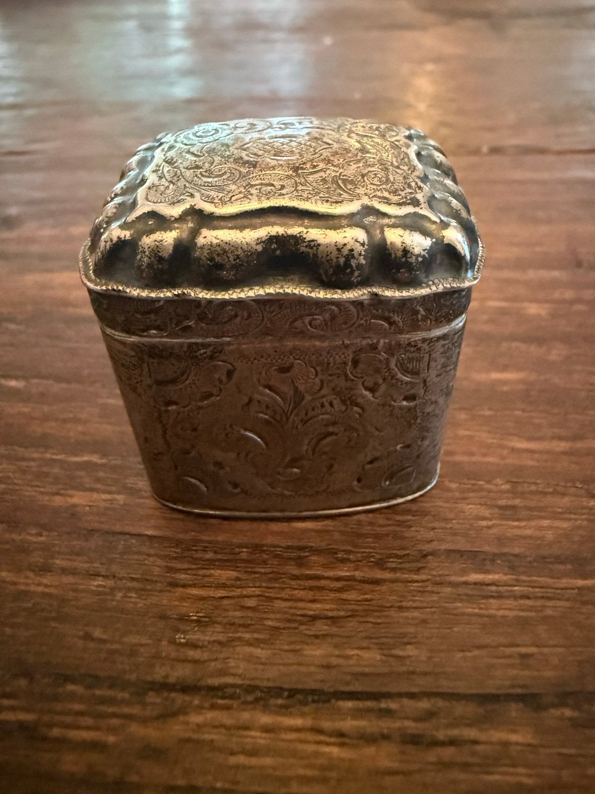Zilveren antiek lodereindoosje (of reukdoosje/snuifdoosje), Ophalen of Verzenden, Zilver