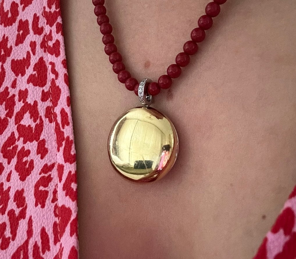GEZOCHT: Ti sento medaillon, Ophalen of Verzenden, Zo goed als nieuw, Zilver