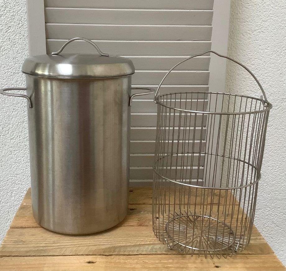 vrijwel nieuwe BK asperge pan, nieuwe BK steelpan en méér, Ophalen of Verzenden, Nieuw, Rvs, Kookpan of Snelkookpan