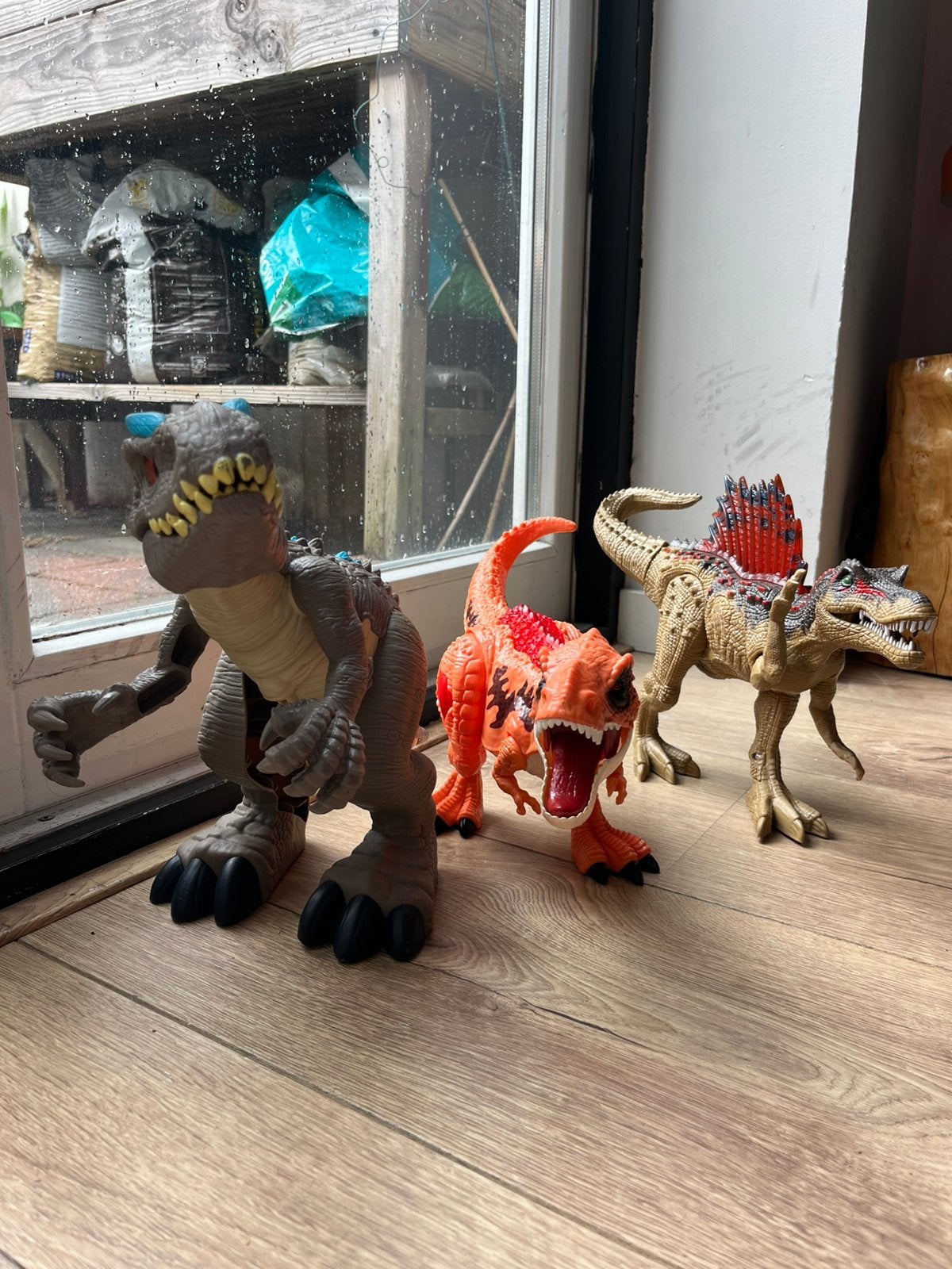 Dinosaurus pakket (T-Rex/Indominus Rex/Spino), Ophalen of Verzenden, Gebruikt