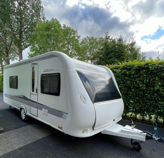 Hobby Prestige 560 WLU 2012 Enkele bedden Airco, Caravans en Kamperen, Caravans, Ringverwarming, Rondzit, Hobby, Particulier