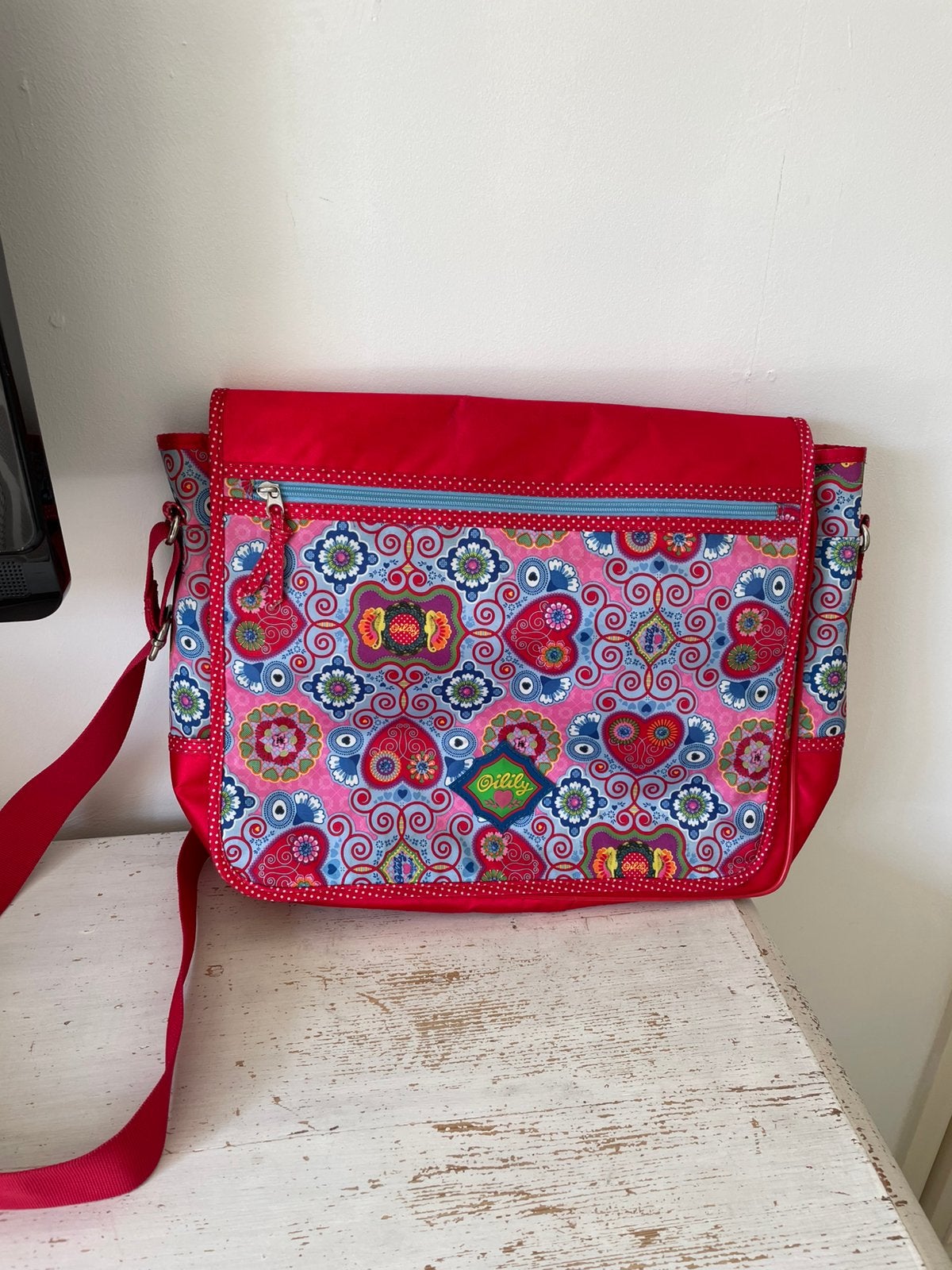 Leuke kleurige Oilily schoudertas, Ophalen of Verzenden, Zo goed als nieuw, Oilily