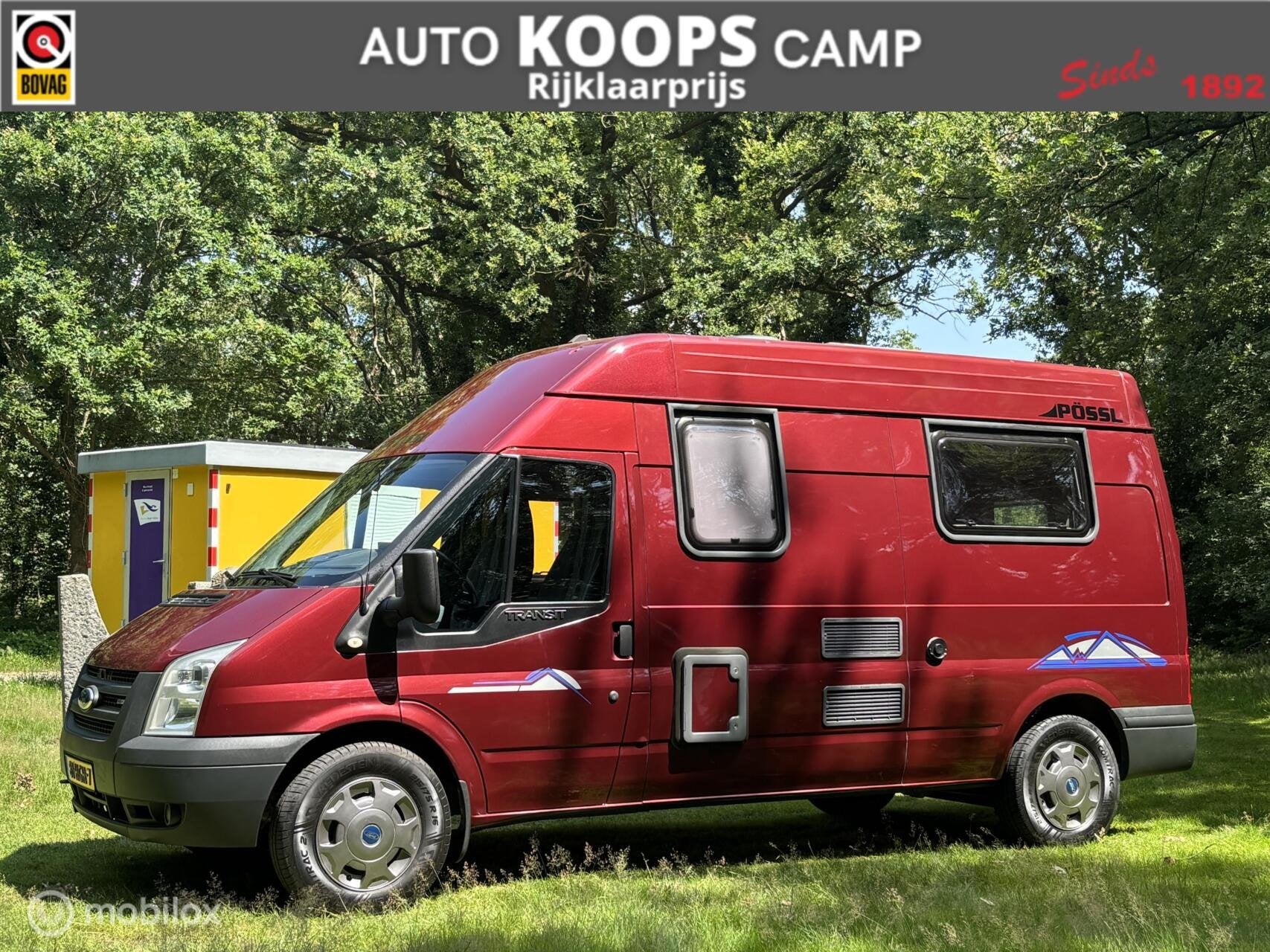 Póssl / Dethleffs 540 M Ford Transit 2.2 TDCi 130 PK Airco, Caravans en Kamperen, Campers, Pössl, Tot en met 2, Bedrijf, Airconditioning