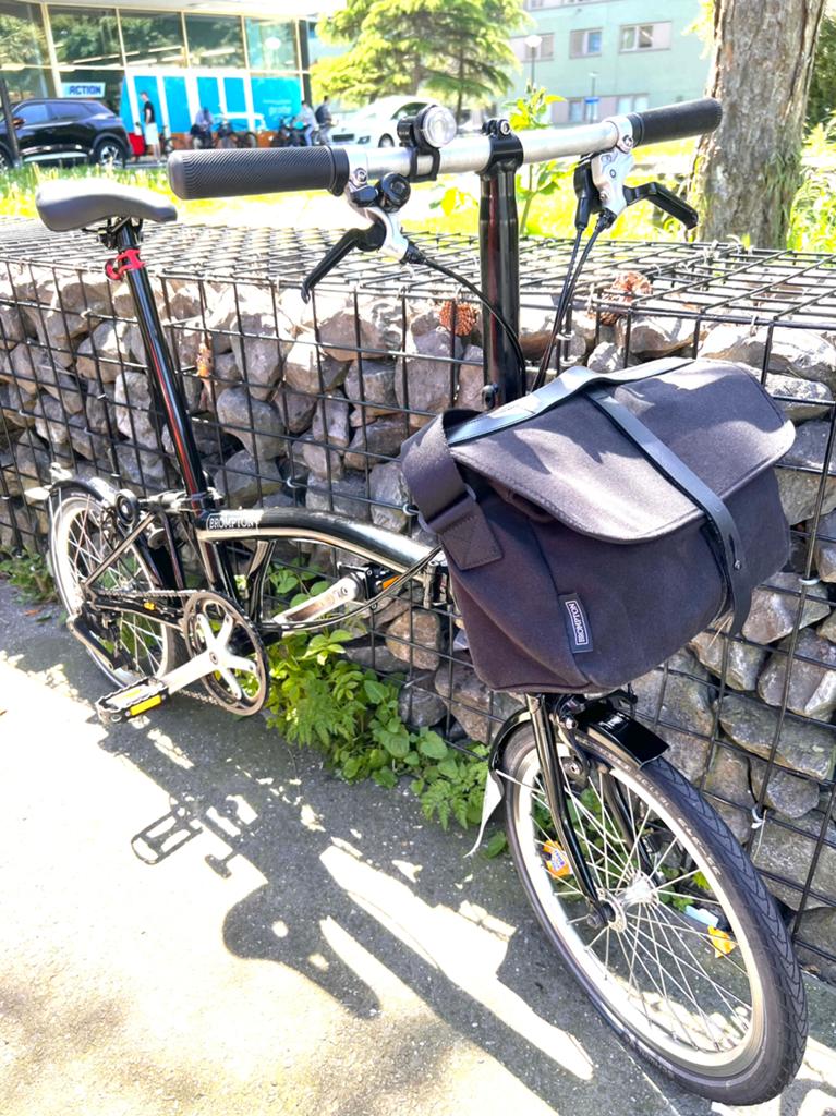 Brompton Vouwfiets 2-Speed met titanium onderdelen, Ophalen of Verzenden, Zo goed als nieuw, 1 kind